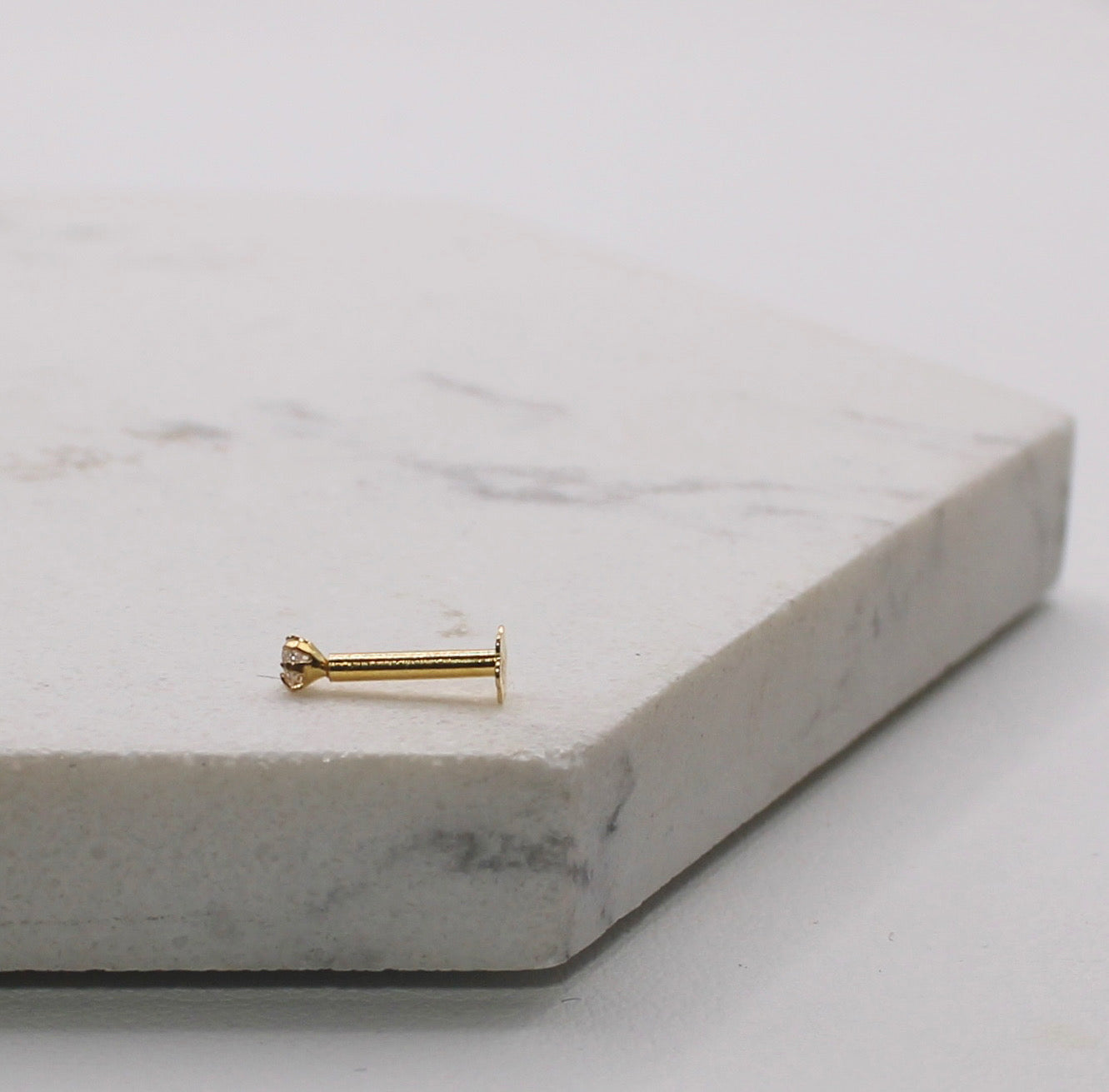 Cubic Zirconia Stud | 18carat