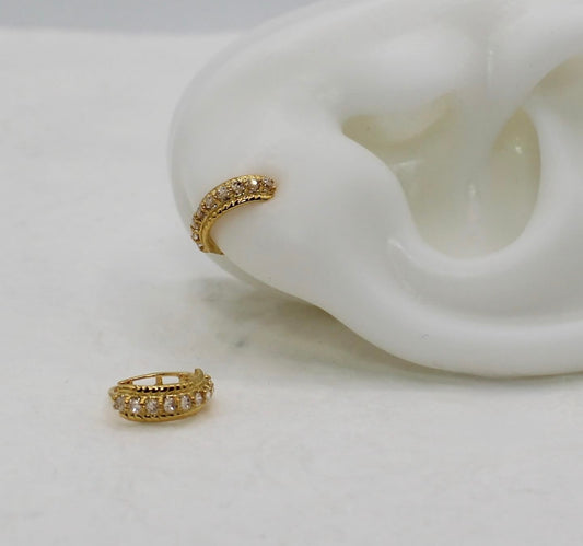 Diamanté Hoops