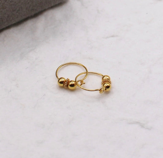 Plain Ball Hoops | 8.5mm