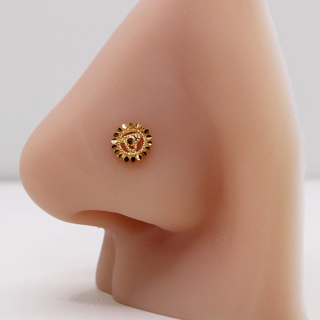 Flat Gold Stud