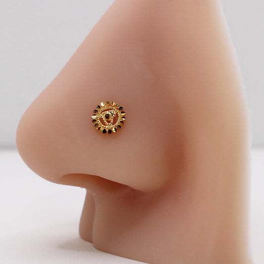 Flat Gold Stud