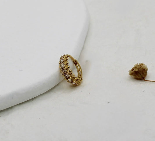 Gold Rim Hoop