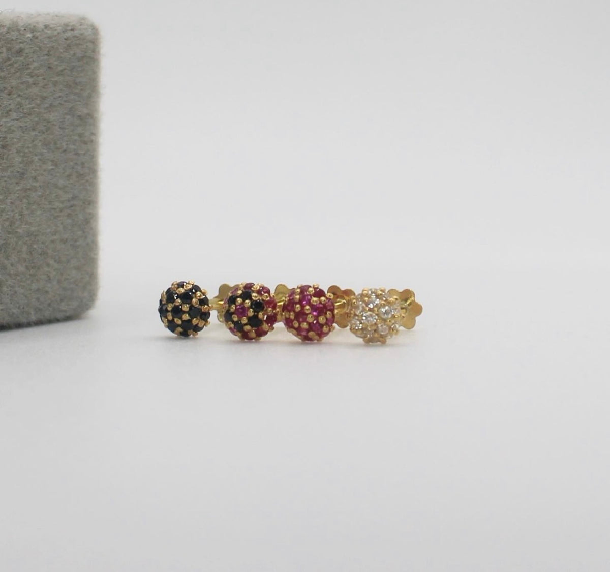 Sparkly Mini Dome Stud