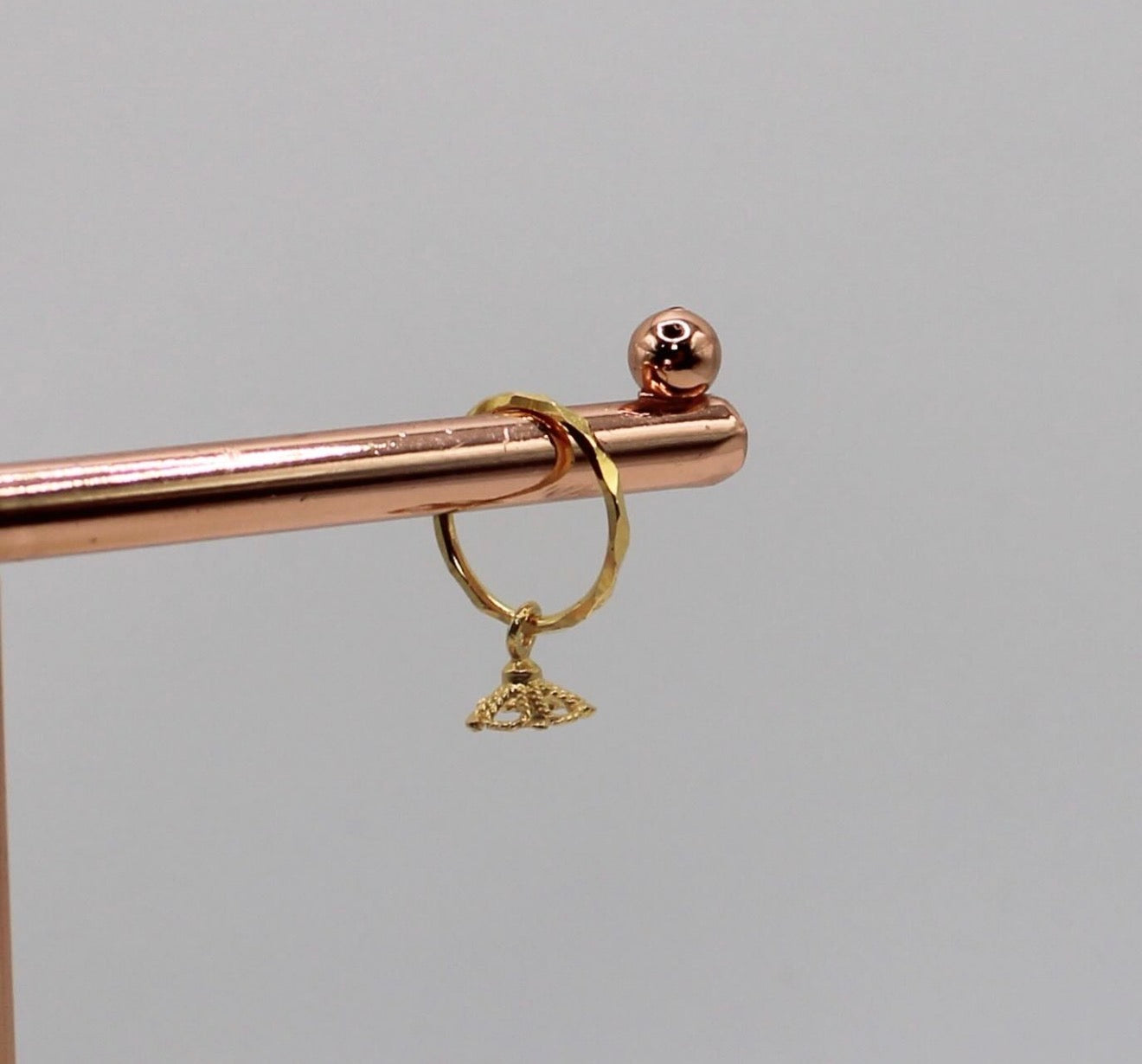 Micro-Jhumka Hoop | 9mm