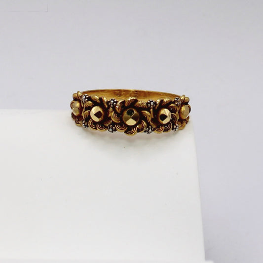 Antique Floral Ring | Size M 1/2