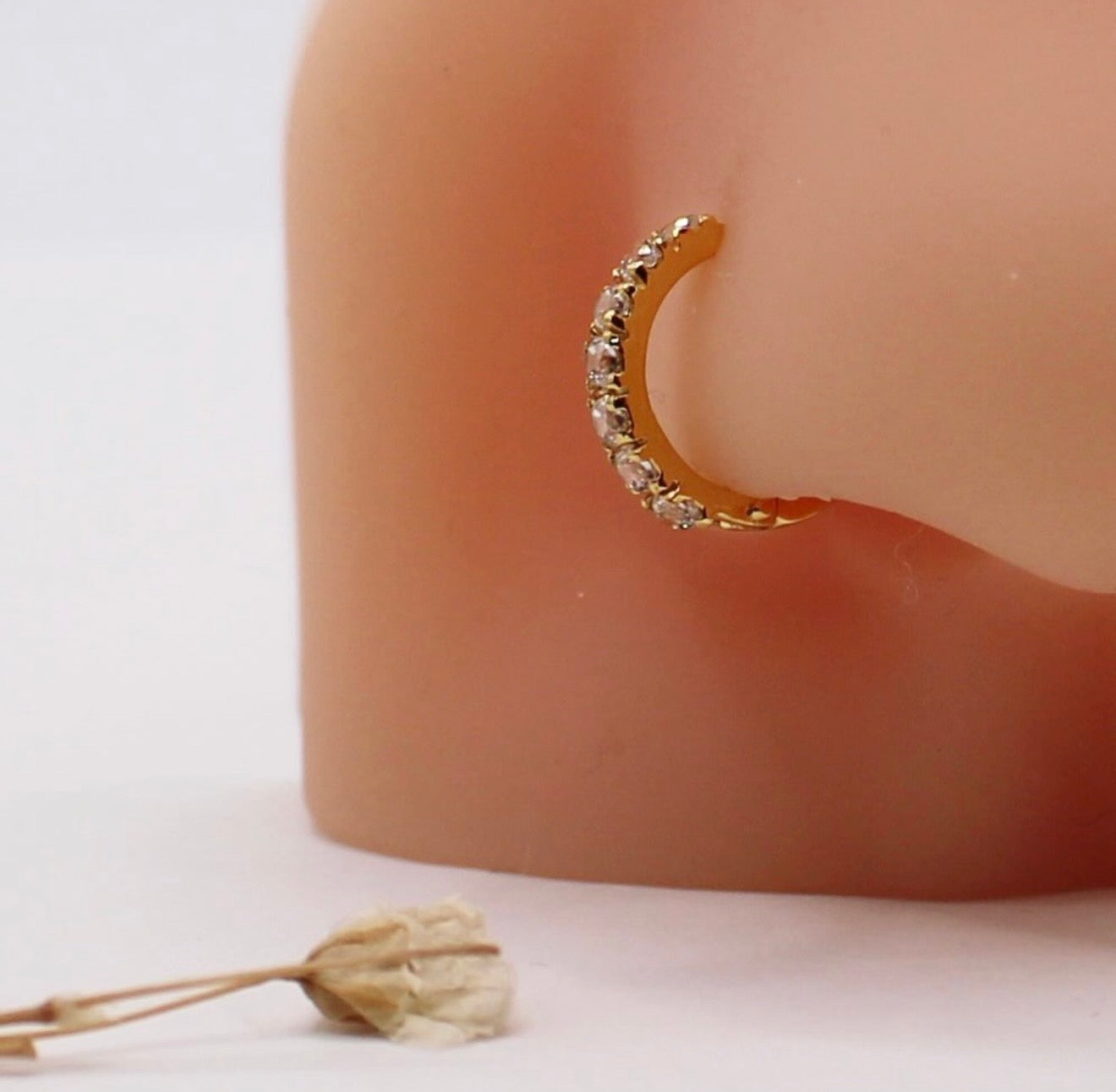 Chunky-ish Sparkly Hoop