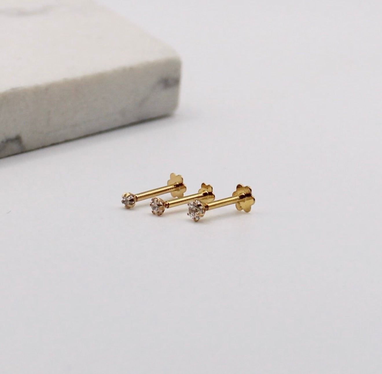 Tiny Cubic Zirconia Stud