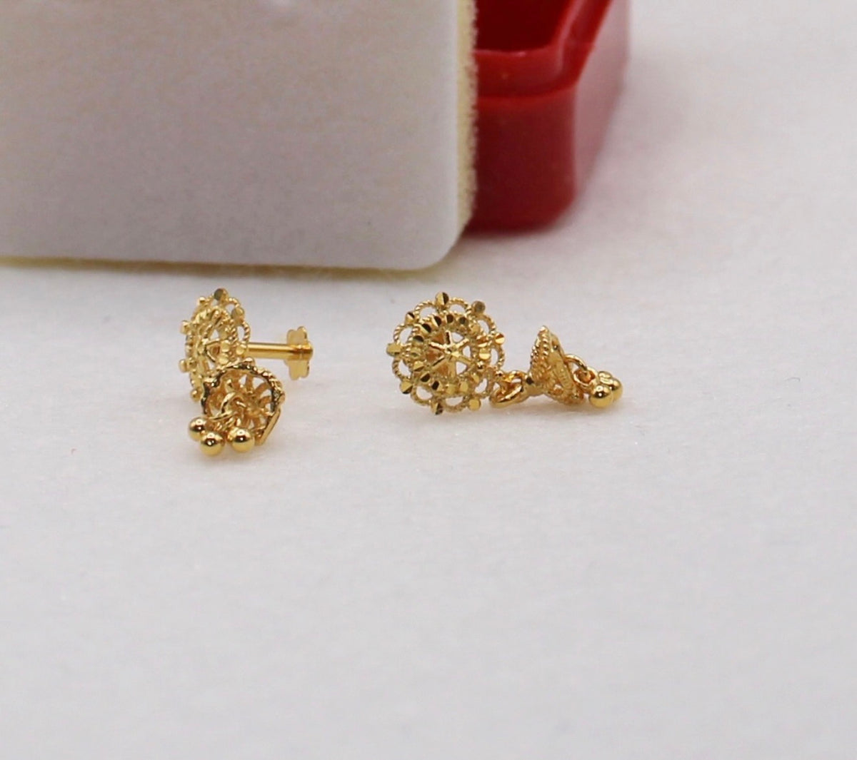 Super Mini Jhumka Studs | 18carat