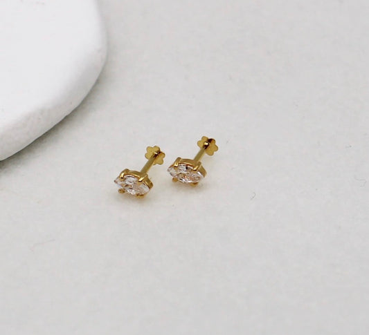 Marquise Studs | 18carat