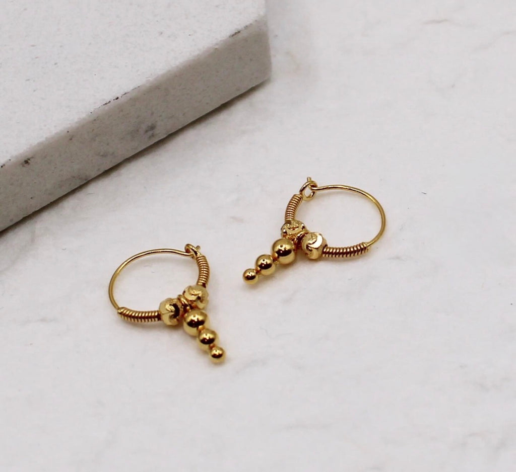 Solid Drop Hoops | 9mm