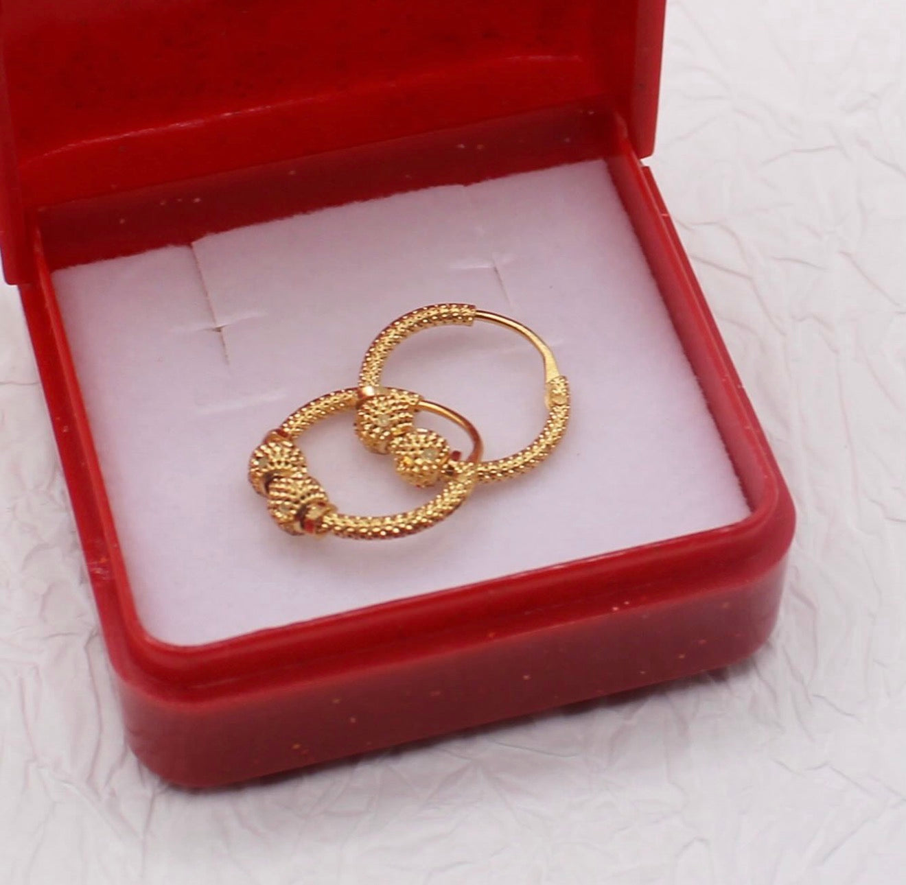 Small Twin-Ball Hoops | 11mm