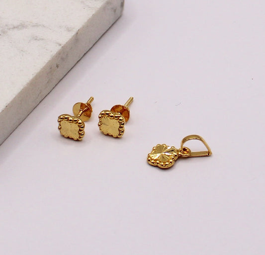 Super-mini Clover Pendant Set