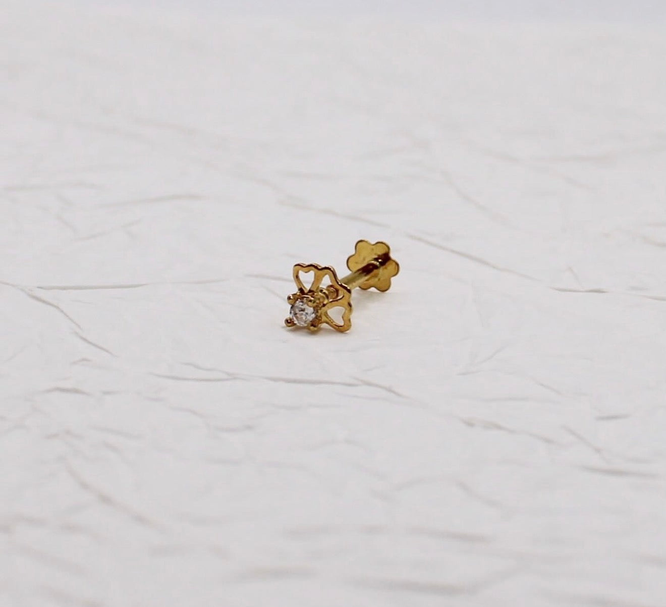 3-heart Tiny Stud | single piece