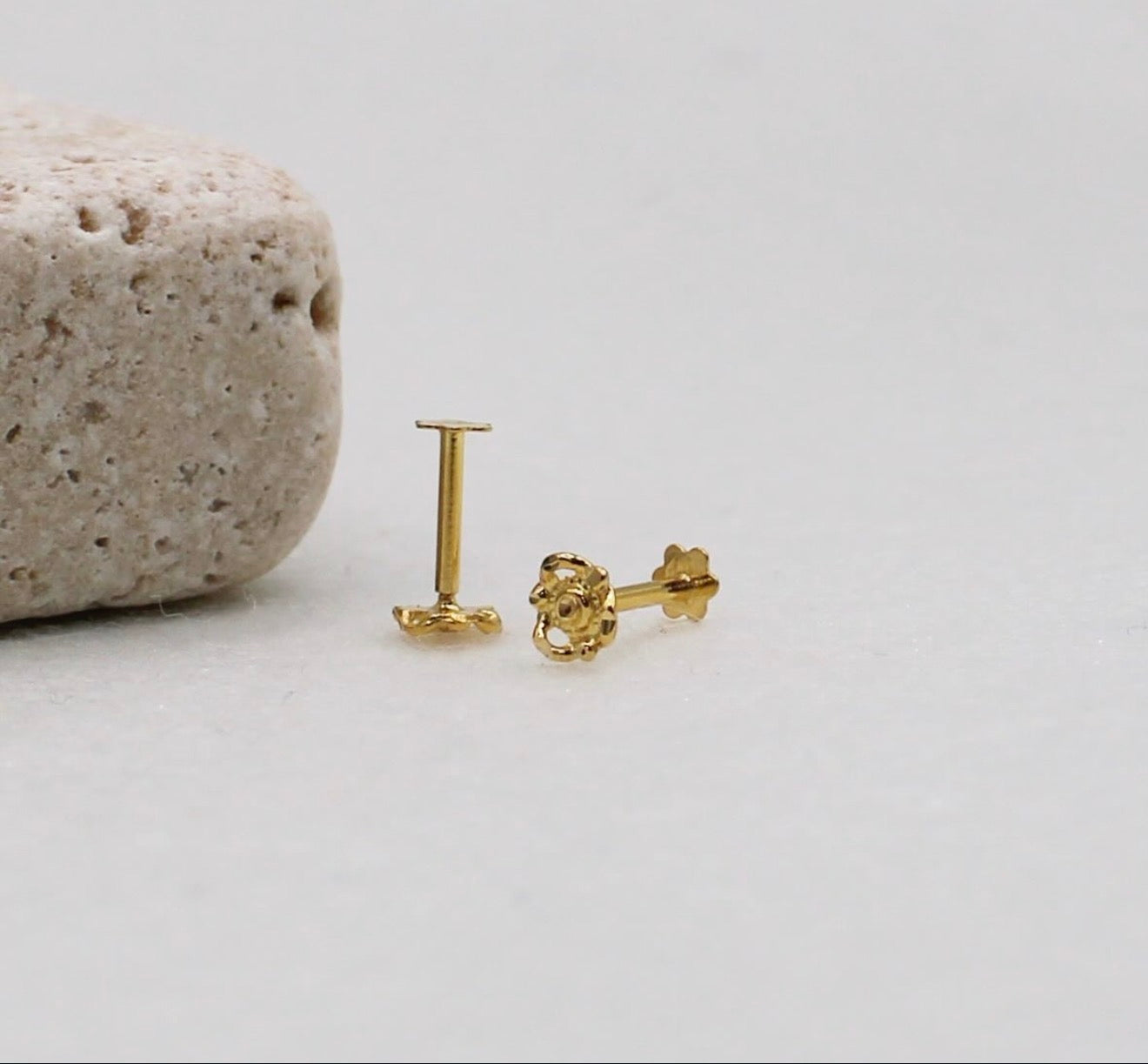 Mini Rosey Studs | 18carat