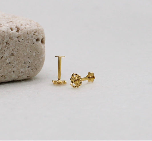 Mini Rosey Studs | 18carat