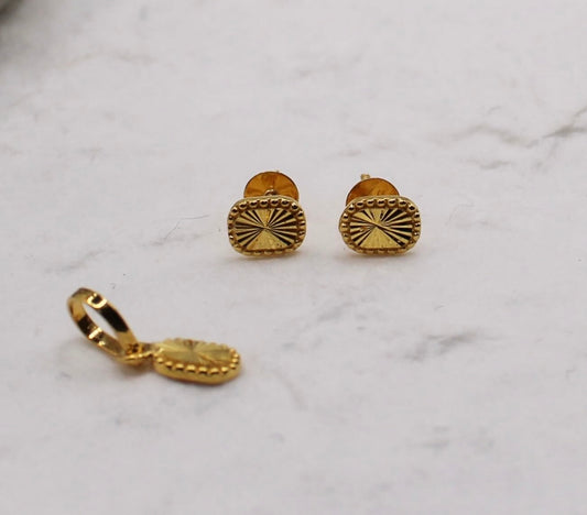 Super Mini Oval Pendant Set