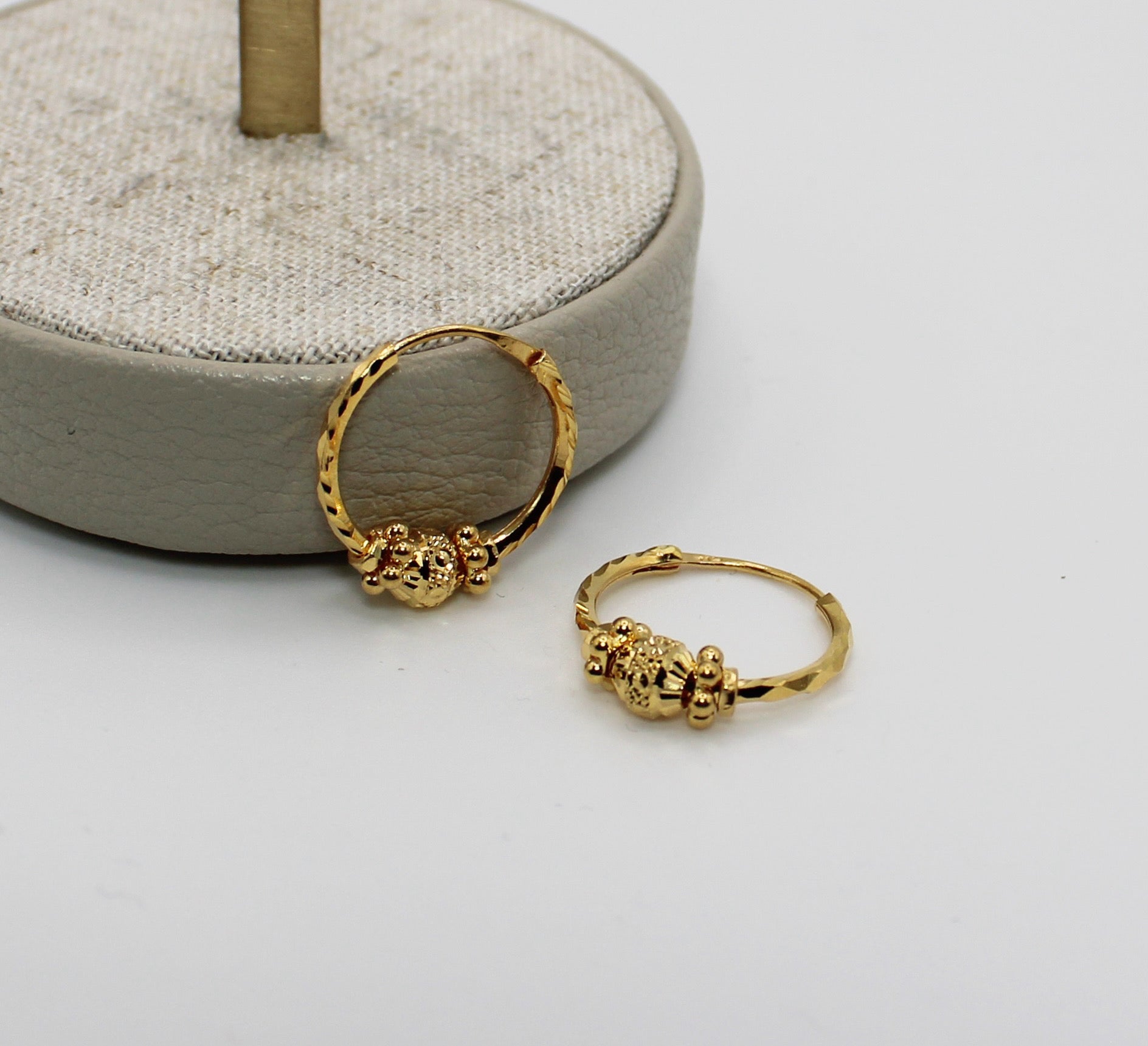 Halo Hoop Earrings | 22carat