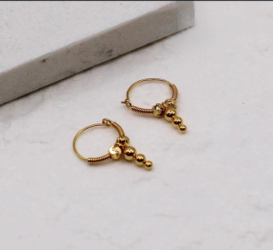 Solid Drop Hoops | 9mm