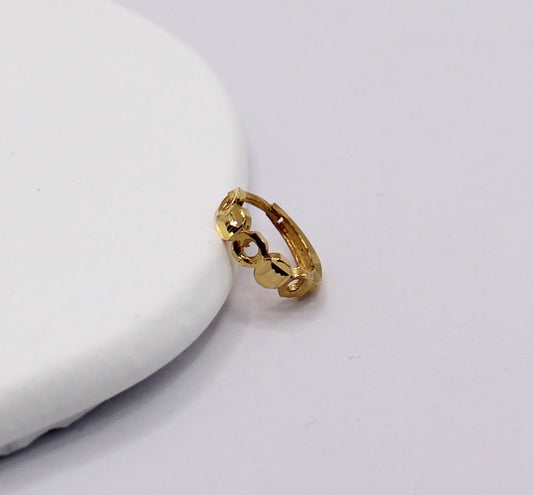 Round Detail Hoop | 7.5mm