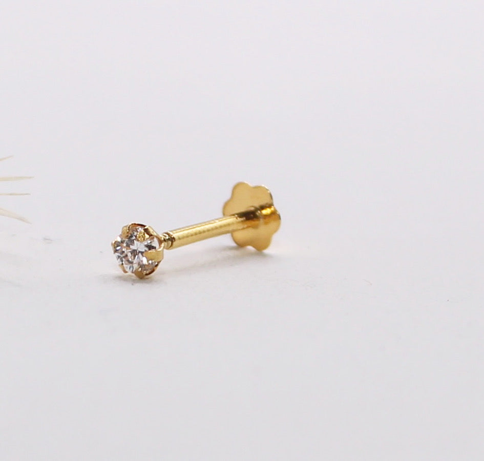 2mm Cubic Zirconia Stud