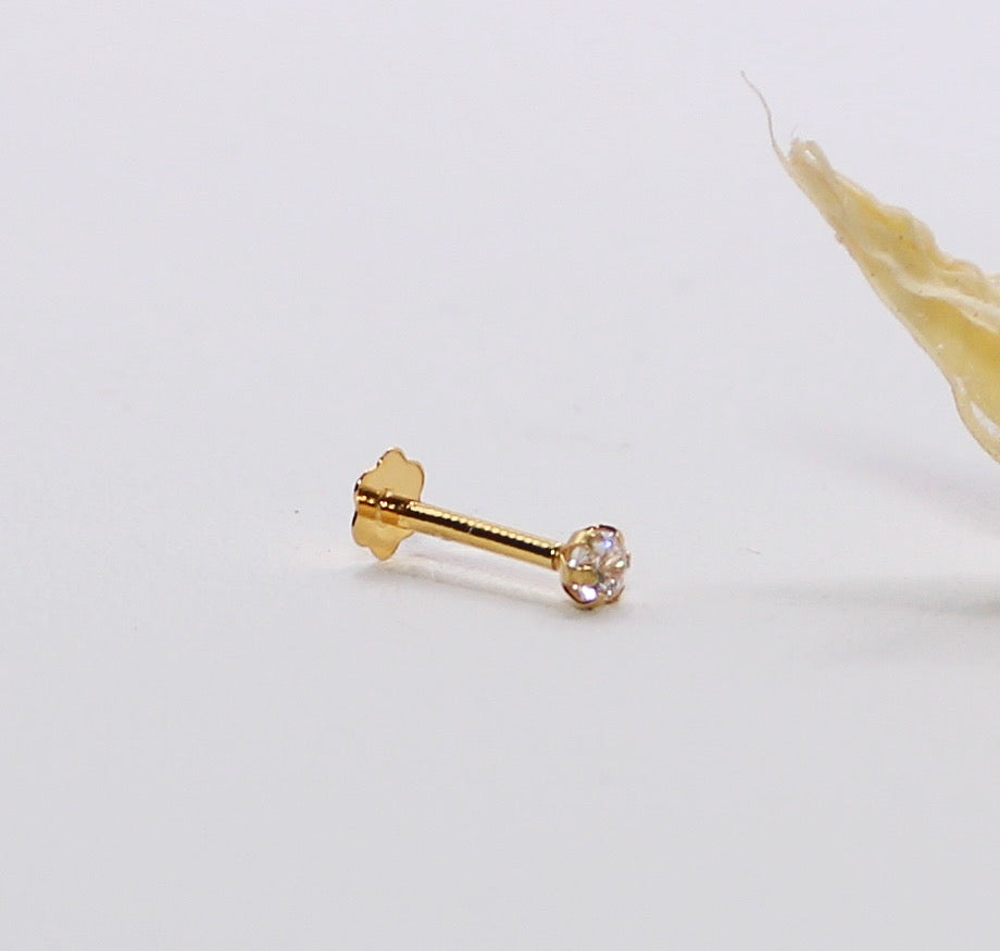 2mm Cubic Zirconia Stud