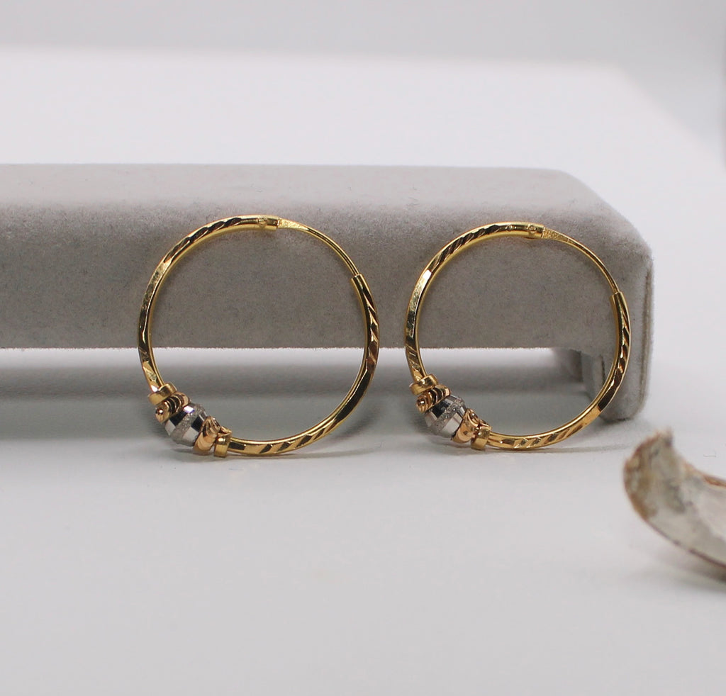 18carat Dainty Hoops