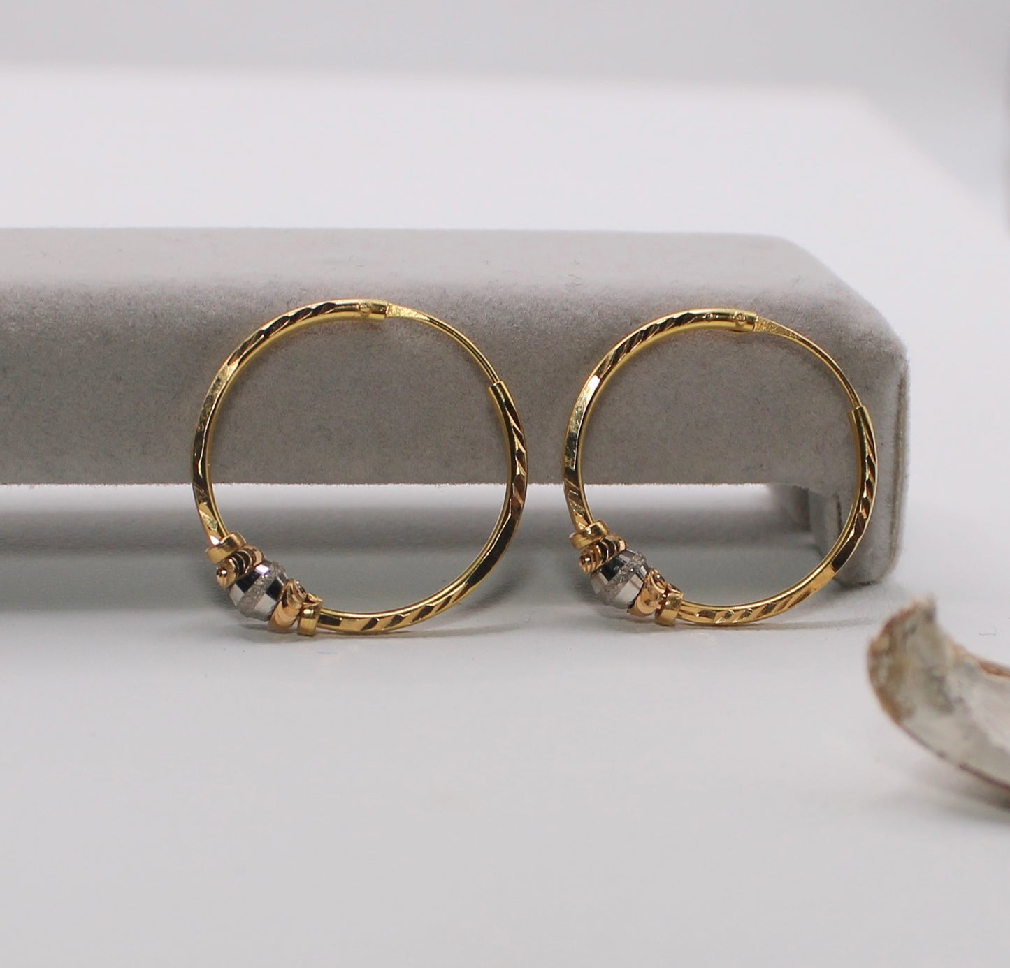 18carat Dainty Hoops