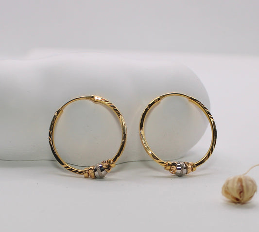 18carat Dainty Hoops